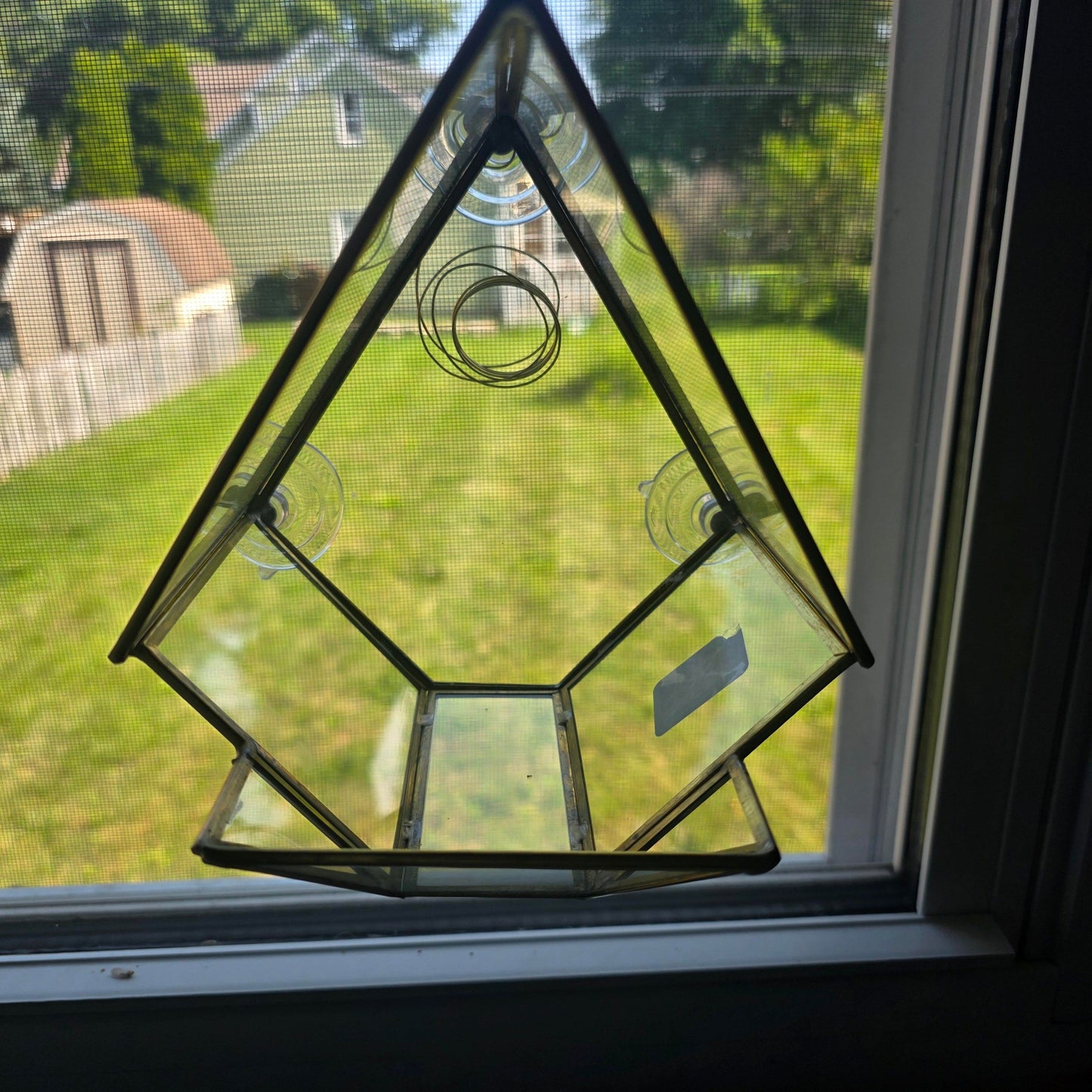 Geometric-glass Bird Feeder or Terrarium