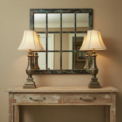 Set of 2 Hand Painted Lamps
