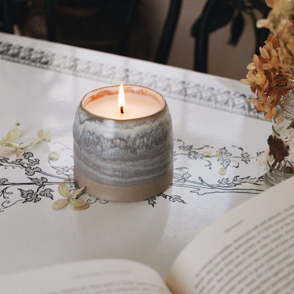 Greta | Growing Candle, flower seed-label, gifts, candles: Chai