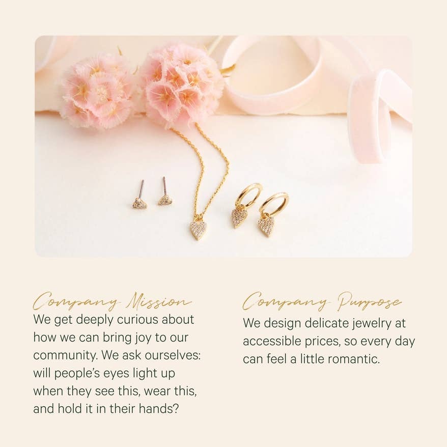 Floral Climber Earrings | Floral Ear Climbers | Spring Studs