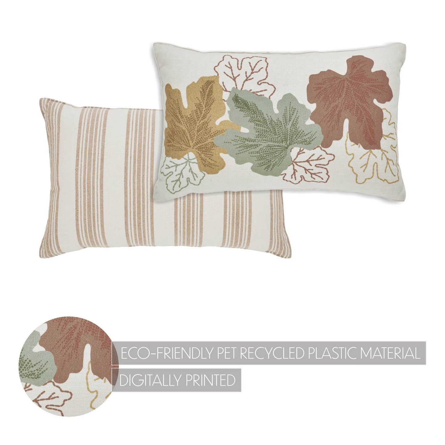 Autumn Leaves Fall Throw Pillow 14x22