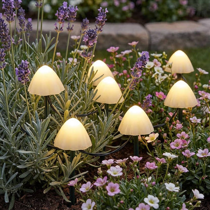 Milo Solar Mushroom Lights: 10-in-1
