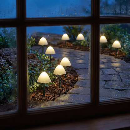 Milo Solar Mushroom Lights: 10-in-1