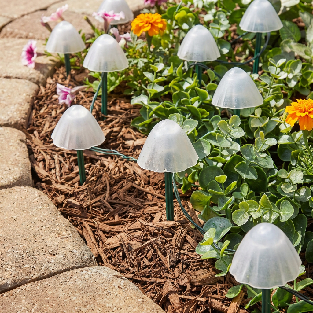 Milo Solar Mushroom Lights: 10-in-1